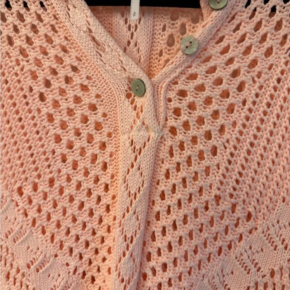 Peach Free people knit Women's Sweater - Picture 2 of 5